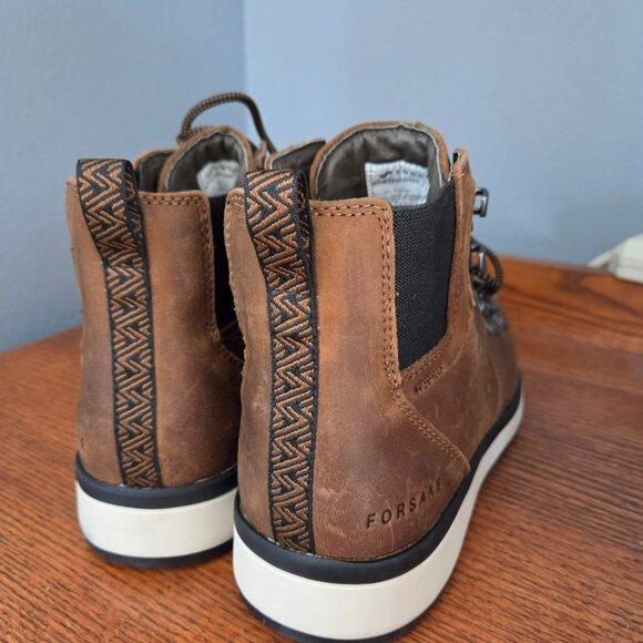 Forsake Davos High Brown Leather Boot Size 8.5 Mens main image 4